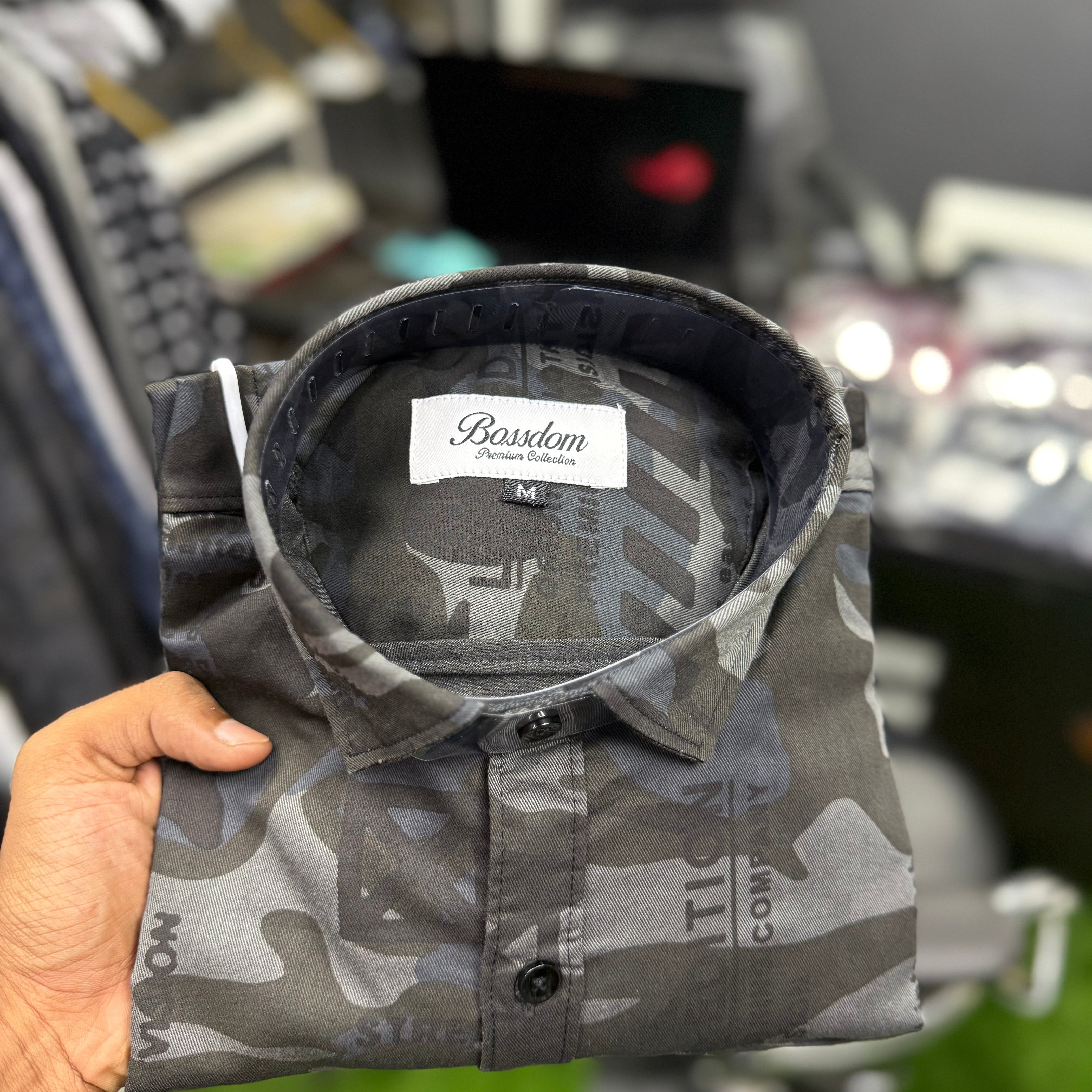 Black Camouflage Shirt
