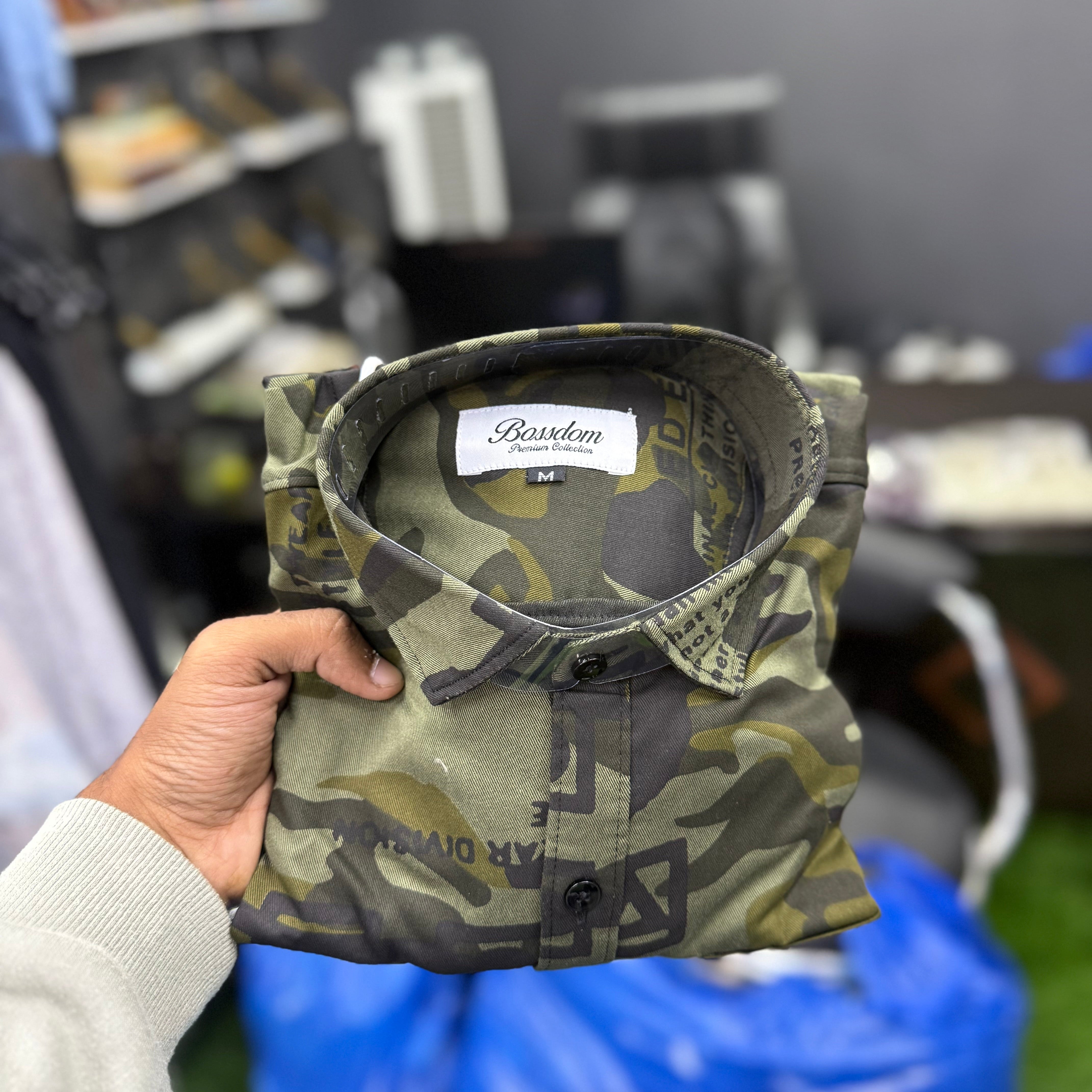 Green Camouflage Shirt