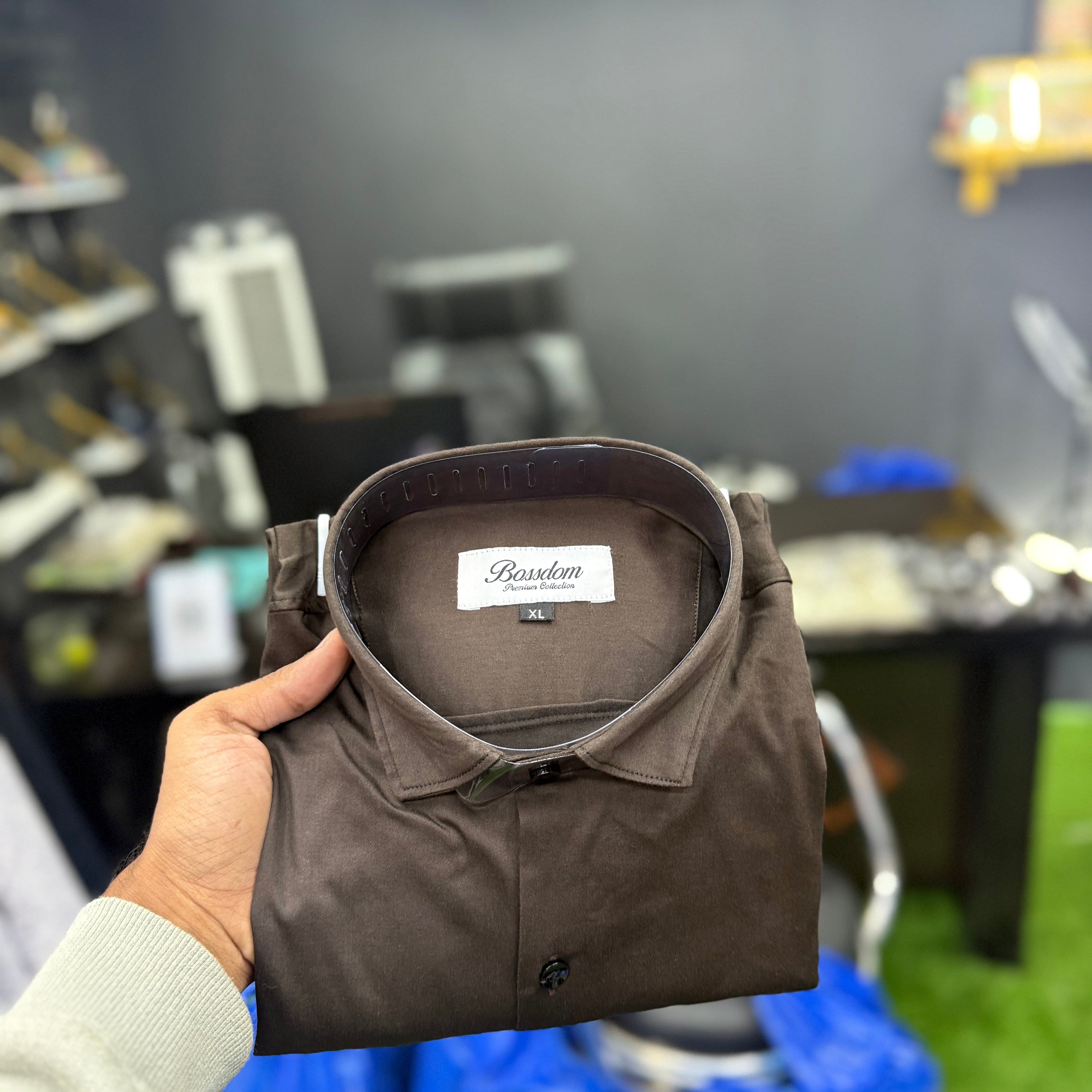 Plain Brown Shirt