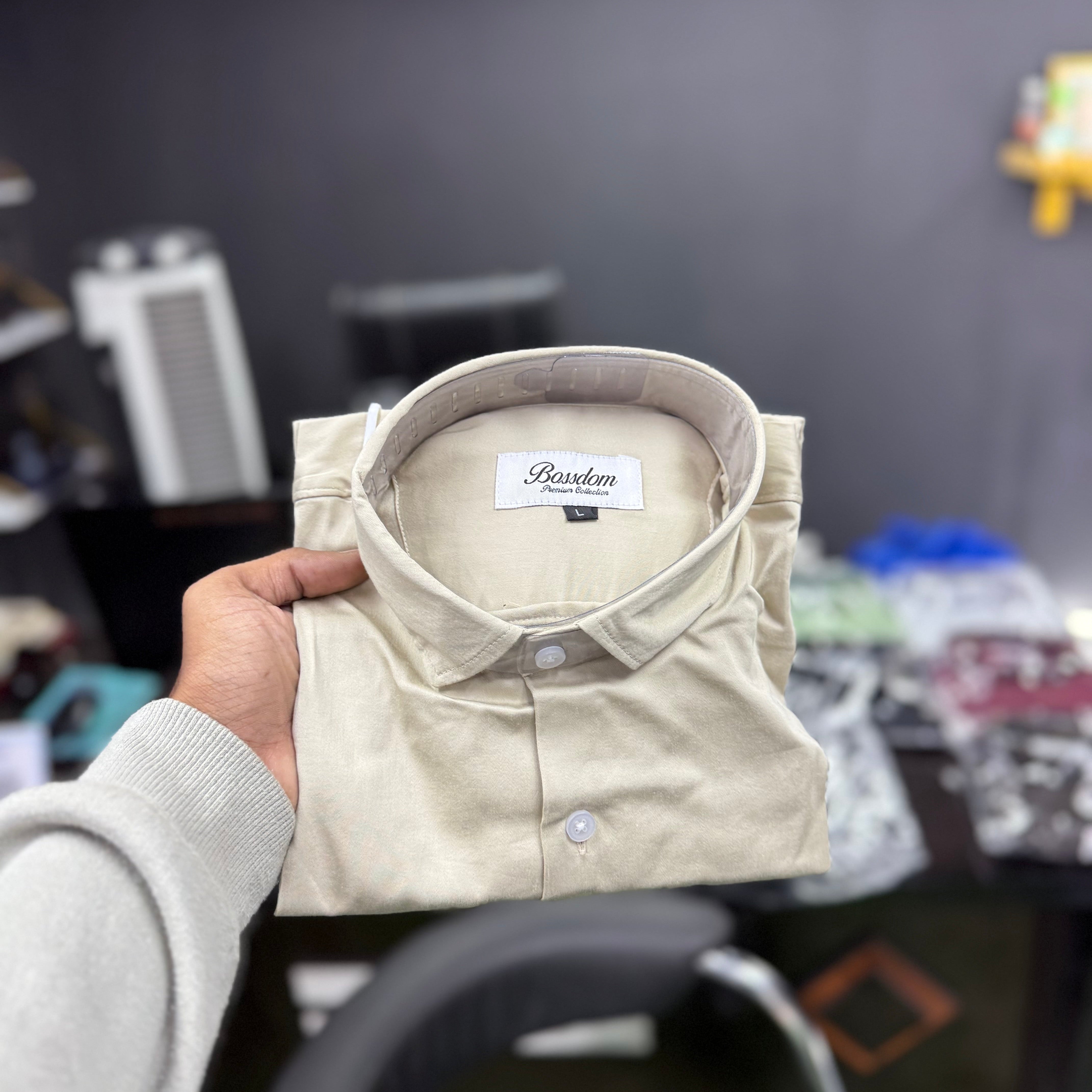 Plain Beige Shirt