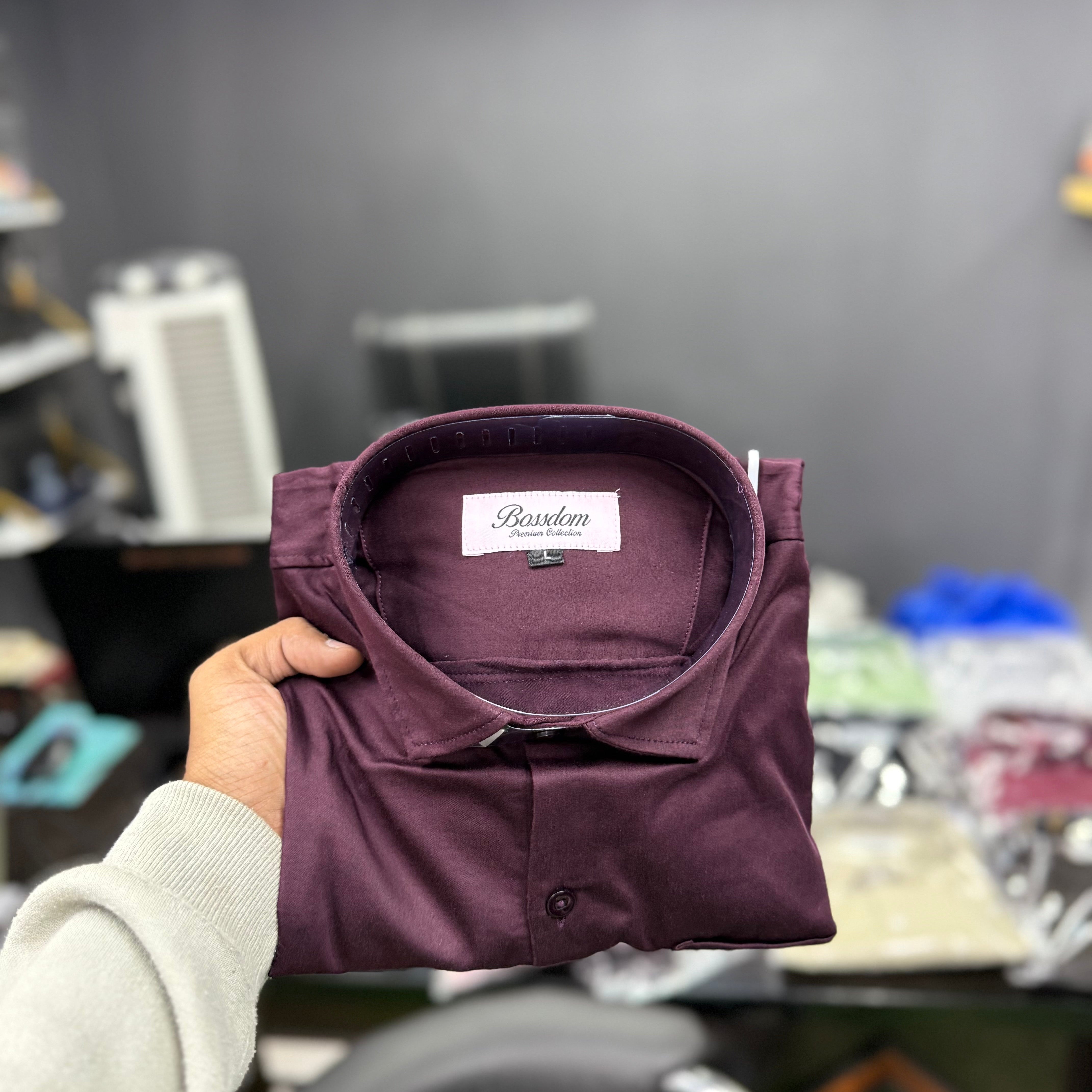 Plain Maroon Shirt